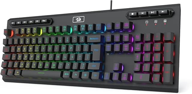 Teclado Gamer Redragon Aditya, Membrana, RGB, ABNT2